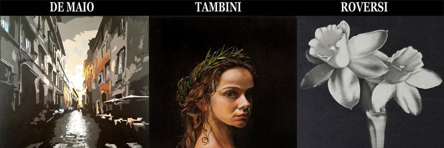 Exhibition by Angelo De Maio, Ezio Tambini and Marzia Roversi presents Francesca Bogliolo