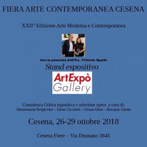 Artista Fabio Battipaglia partecipa alla Fiera d'Arte di Cesena con Artexpò Gallery