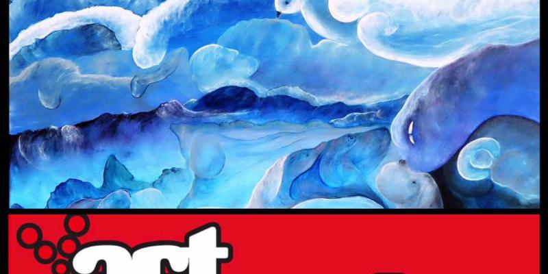 "Nemesis, painting by Maristella Angeli, included in the Xart 2021 calendar