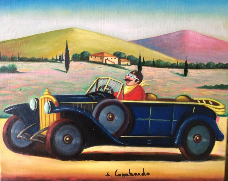 Salvo Lombardo - Enrico - olio su tela - 50 x 40