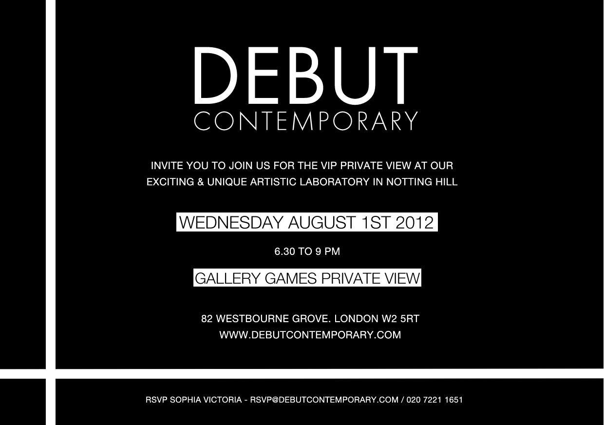 Gallery Games Private View