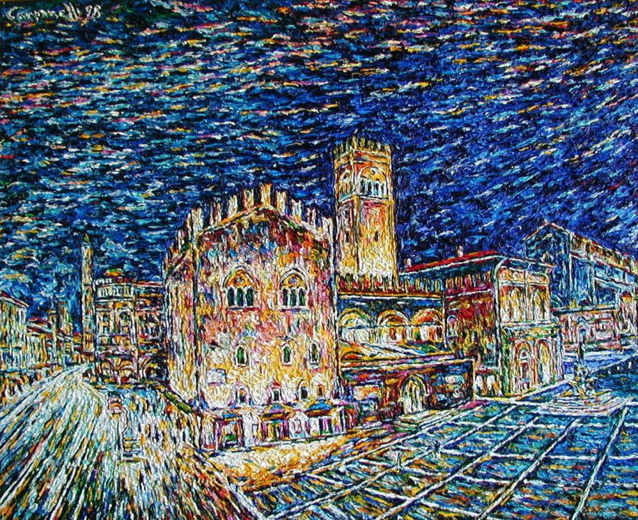 Bologna : Centro storico di notte