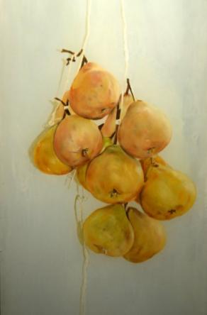 "Le vanitose" olio su vetro