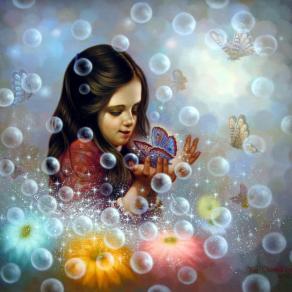 Soap Bubble girl 2