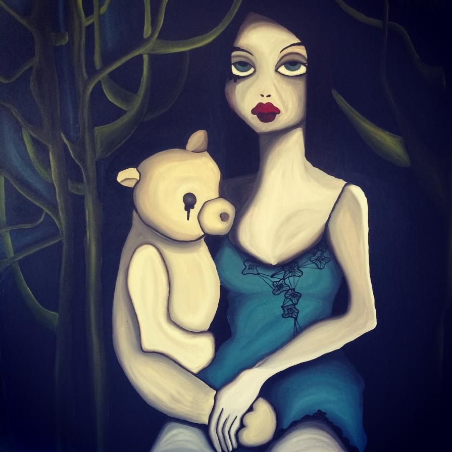 virgin with teddy bear virgin with teddy bear