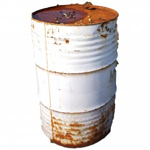 Bidone in ferro originale Bidone in ferro originale