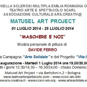 Invito Mostra personale di Davide Ferro 