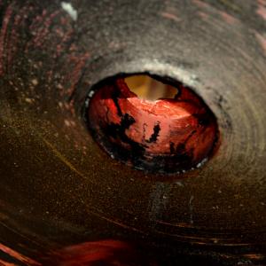 Interazioni cosmiche - altro particolare del cilindro centrale con specchi Interazioni cosmiche - altro particolare del cilindro centrale con specchi