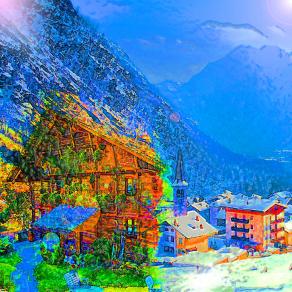 La spettacolare ALAGNA VALSESIA...!!!