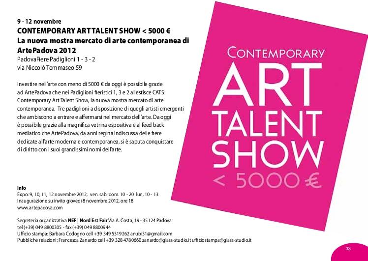 ARTE PADOVA- contemporary art talent show-