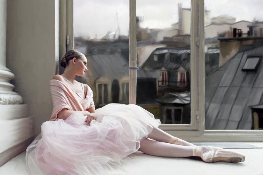 La Danseuse et les toits des Paris