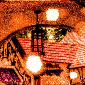 Burnt Slide Alpine Village Scene