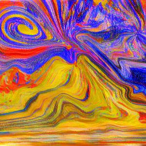 Il mio Vesuvio in stile Munch Il mio Vesuvio in stile Munch