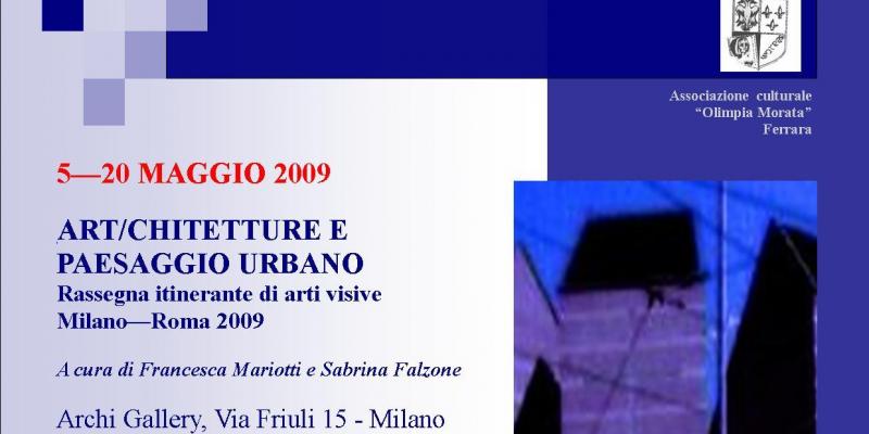 “ART/CHITETTURE E PAESAGGIO URBANO “ART/CHITETTURE E PAESAGGIO URBANO