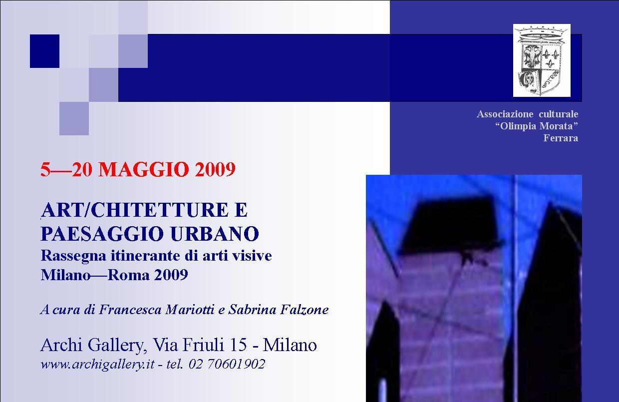 “ART/CHITETTURE E PAESAGGIO URBANO