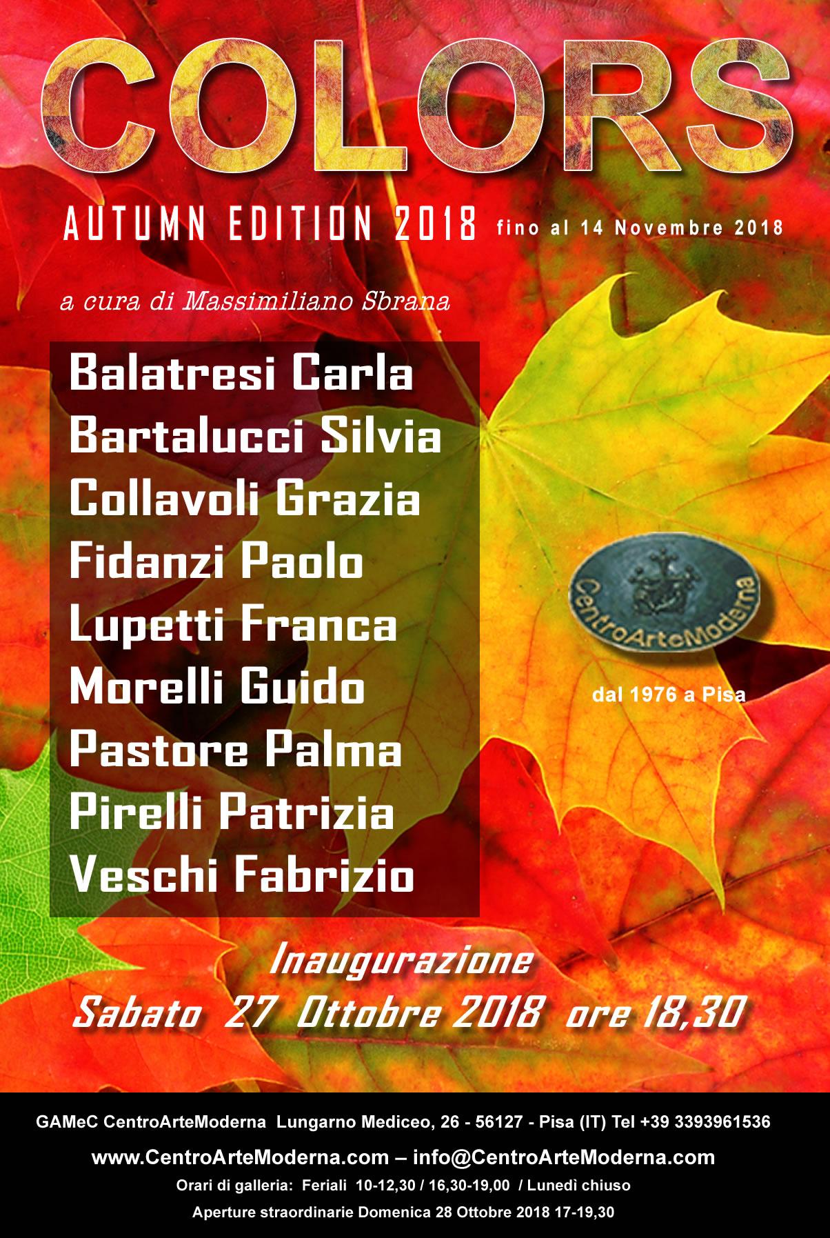 Colors: Autumn Edition 2018