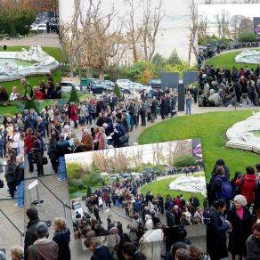 Foule au Grand Palais