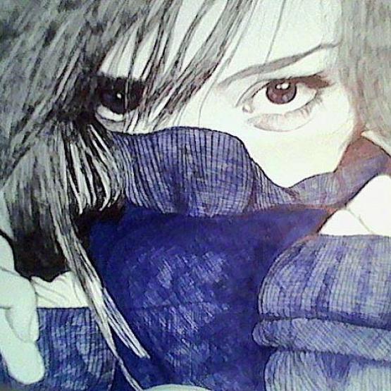 N° 32 biro nera e blu