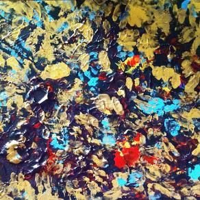 impronte.....acrilico su forex