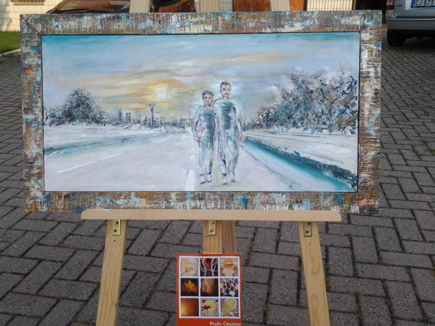 una strada percorsa insieme (quadro eseguito su commissione)