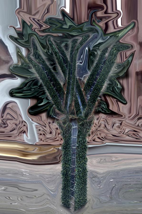 l'albero evoluto del tappeto ferro erba di plastica di Capitan Uncini.