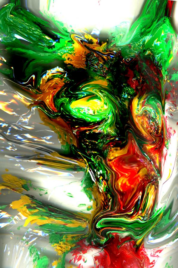 autoritratto di lato.