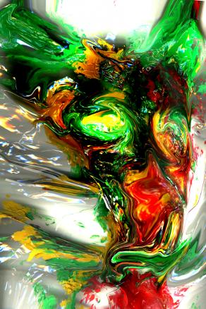 autoritratto di lato.