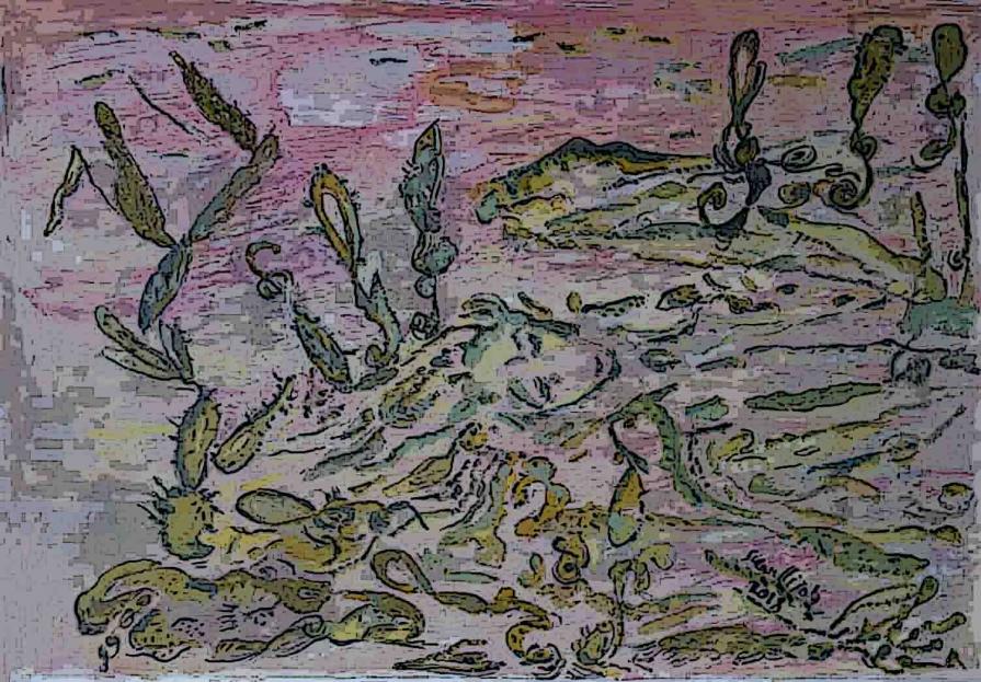 Catus with Music and a young woman 