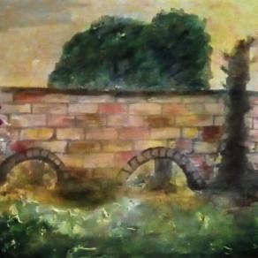 Il viale che porta all' orfanotrofio.