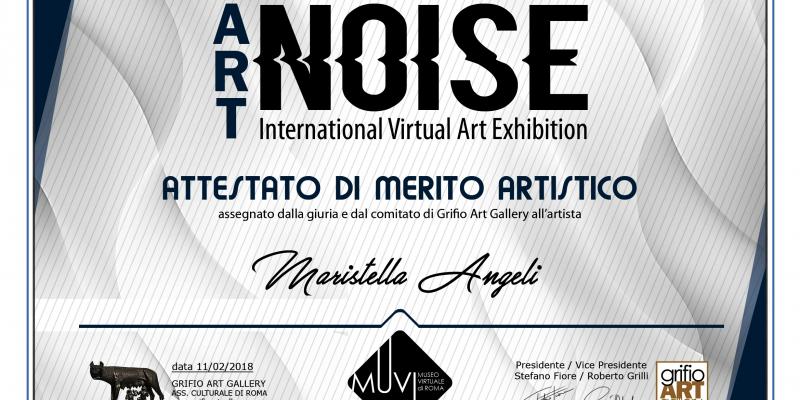 “Attestato di Merito Artistico” Art Noise