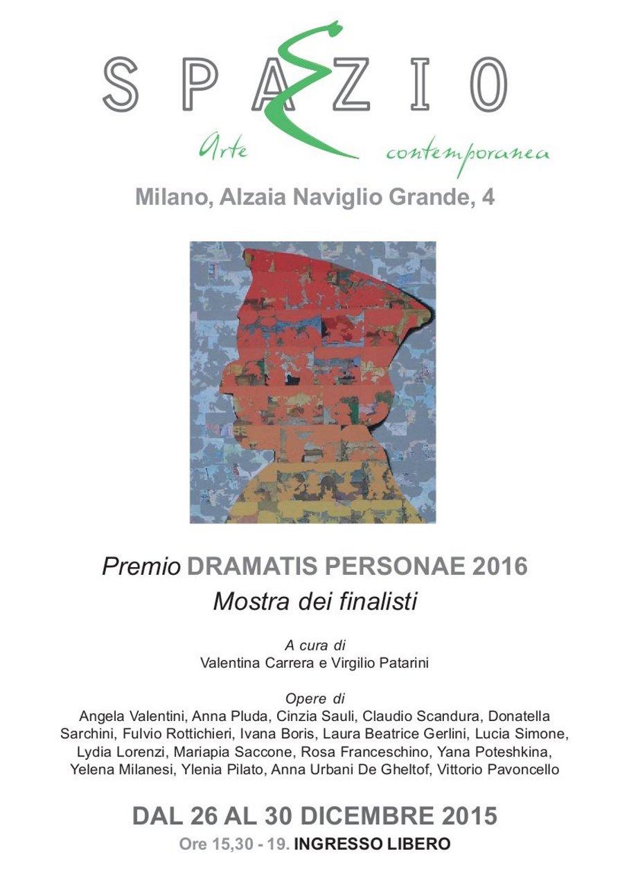  PREMIO DRAMATIS PERSONAE 2016 