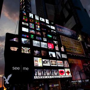 see.me takeover Time Square 2014
