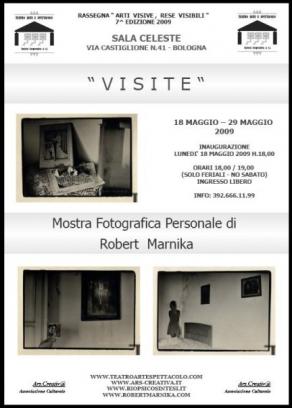 Locandina Mostra Robert Marnika Sala Celeste Bologna Locandina Mostra Robert Marnika Sala Celeste Bologna