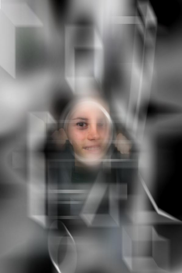 ritratto geometrico di una bimba.. ritratto geometrico di una bimba..