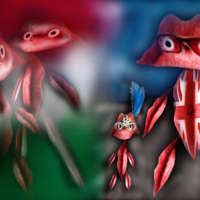 mamma cosa hanno quelle persone??? continuano a guardarci... no piccolino sono solo italiani invidiosi della nostra bella famiglia,poi quando arriviam