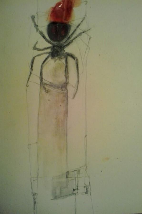 Totem n. 6 - Tecnica mista su carta 2015