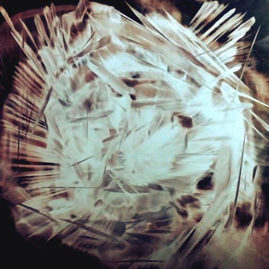 -SELF ANALYSIS PORTRAIT- tecnica mista su polietilene espanso - 100x100- 2017