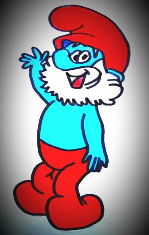 Disegna con me Grande Puffo