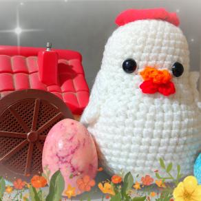 Il pollo Pasqualino amigurumi...!!!