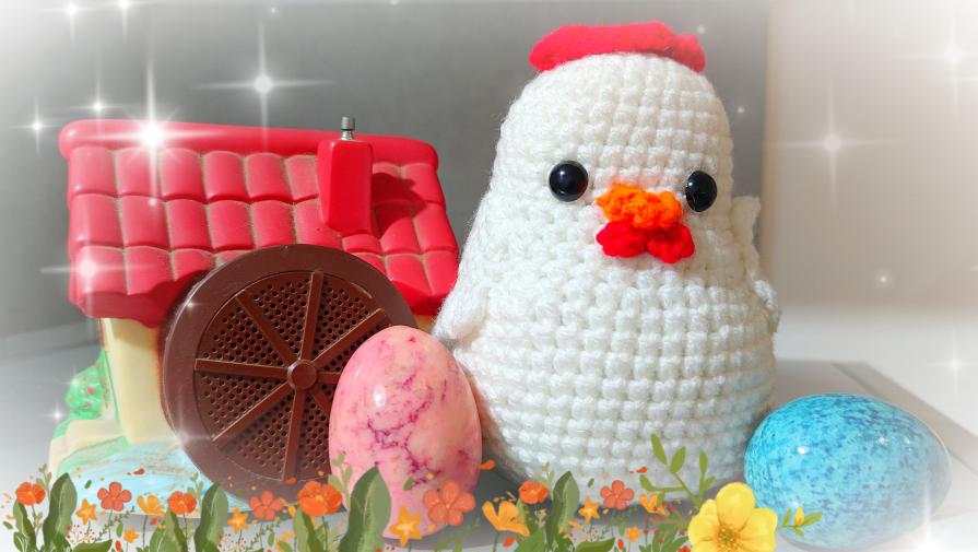 Il pollo Pasqualino amigurumi...!!!