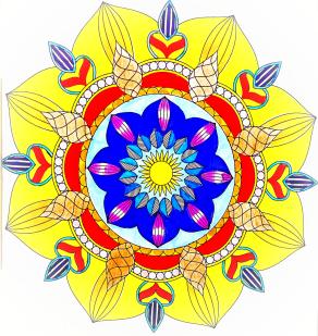 La luce al centro mi ricorda che la vera magia si trova dentro di me !!!