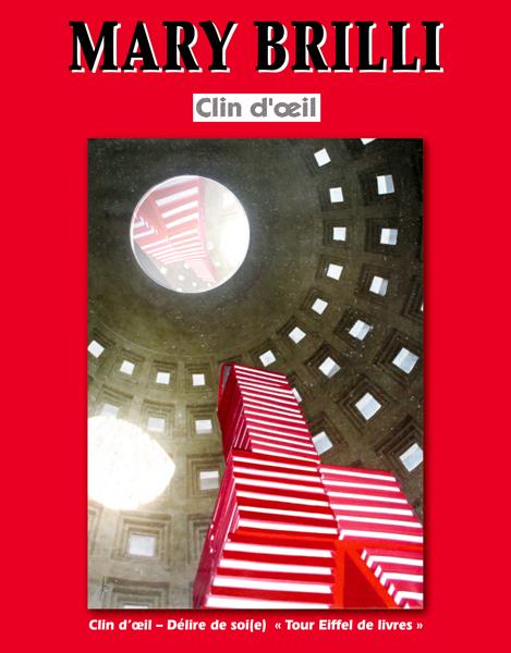 MARY BRILLI  "Tour Eiffel de livres"