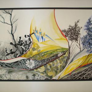 the warm colors and intense Nunzia Pappalardo