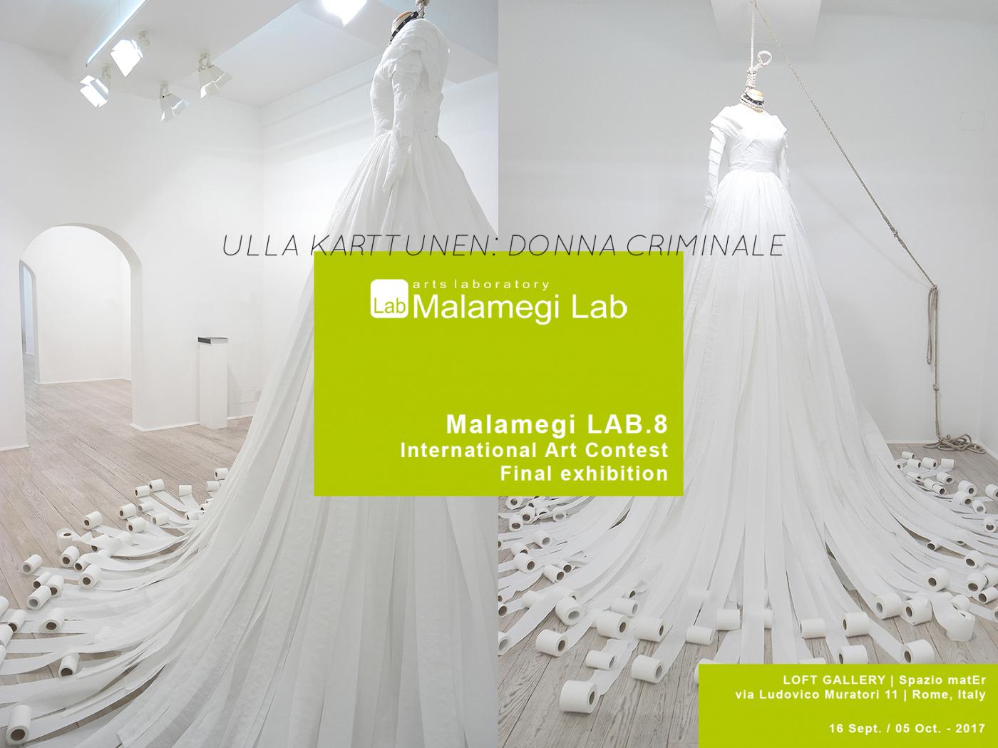 Ulla Karttunen at Malamegi LAB.8 Finalists’ Exhibition Ulla Karttunen at Malamegi LAB.8 Finalists’ Exhibition