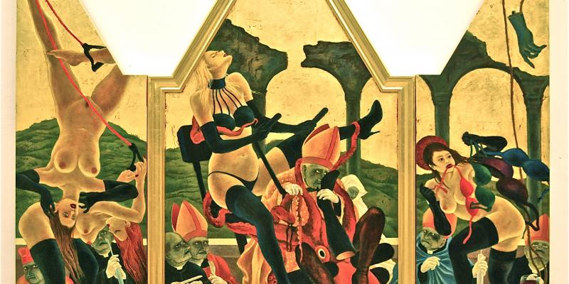 Masami Teraoka: Art Lunch Presentation at Hawaii State Art Museum, Honolulu. Hawaii, USA Masami Teraoka: Art Lunch Presentation at Hawaii State Art Museum, Honolulu. Hawaii, USA