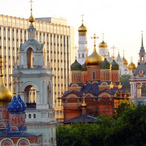 Russia. Faded images