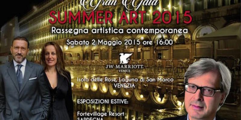 "Summer Art 2015" e  "Sculture nel Parco" Mostra Internazionale d'Arte a cura della Fondazione Mazzoleni e presentata da Vittorio Sgarbi.