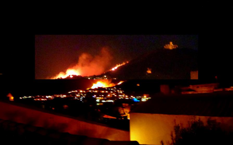 Le feu à Collioure !