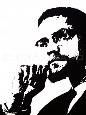 Luci e ombre sul muro_Malcolm X Luci e ombre sul muro_Malcolm X