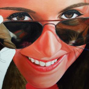 Pintura em progresso - Pormenor / Painting in progress - Detail 
